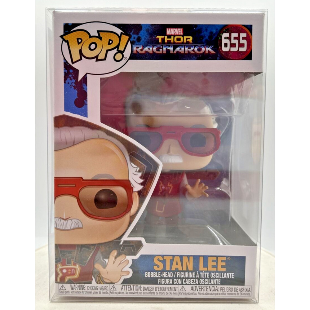 Funko Pop! Marvel Thor Ragnarok Stan Lee in Protective Case #655 F28